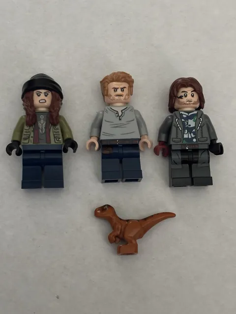LEGO Jurassic World Dominion Minifigure Lot Owen Grady Maisie Rainn Baby Raptor