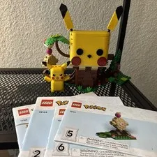 LEGO Pokemon SMART Play 72164 Training House with Pikachu Manual w/smart Tags