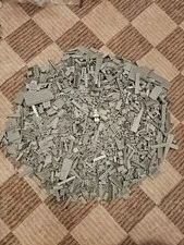 2 Gallon Size Bag of Bulk Light Gray Lego Pieces