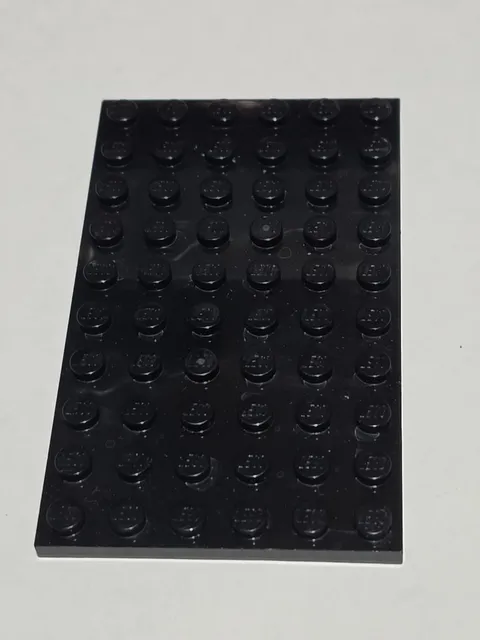 LEGO Plate Black ● 6 X 10 ● #  3033 ● QTY 1