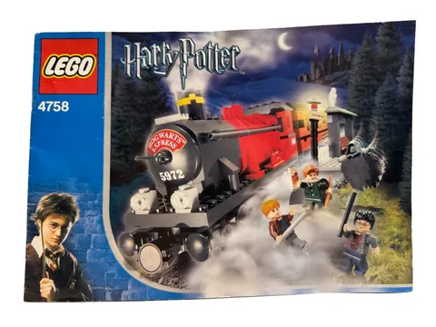Lego 4758 Harry Potter Hogwarts Express Instruction Manual Only