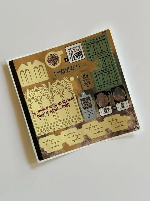 New Lego 76473 Hogwarts East Wing Sticker Sheet