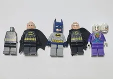 LEGO Minifigure Lot of 4 Batman Theme Figures For Parts