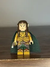 HIGH QUALITY CUSTOM LORD Elrond Pearl Gold Minifigure