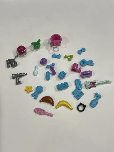 Lego Friends Accessories lot Guitar Brush Drill etc.