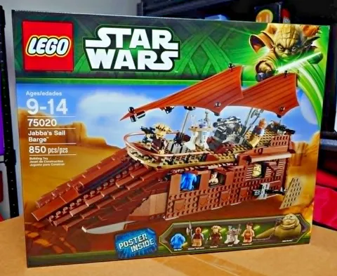 LEGO Star Wars 75020: Jabba's Sail Barge Retired Hard to Find set Brand New