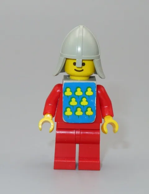 LEGO Castle vintage Knight red sticker vest minifigure 6075 375