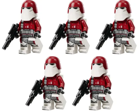 LEGO Star Wars Galactic Marine Clone Trooper Minifigure LOT of 5 75413 Tank NEW