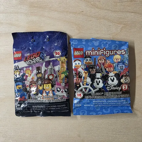 Lego Minifigures Series 2 Disney & Lego Movie Mystery Blind Bag Toy New Sealed 