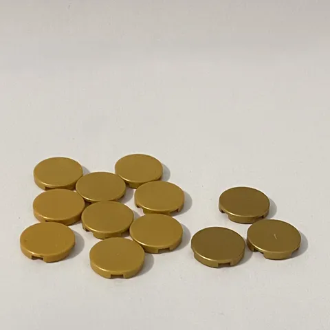 Lego 14769 4150 Dark Gold Replacement Parts Pieces Lot of 12