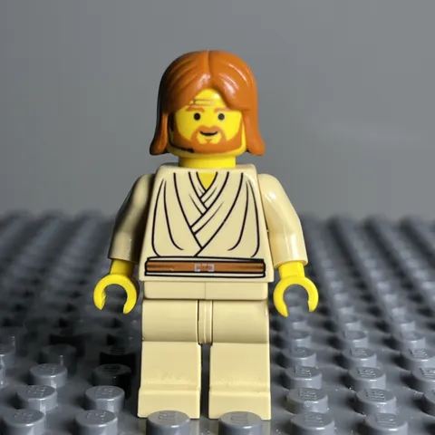 LEGO Young Obi-Wan Kenobi Minifigure STAR WARS Headset sw0055 - 3C