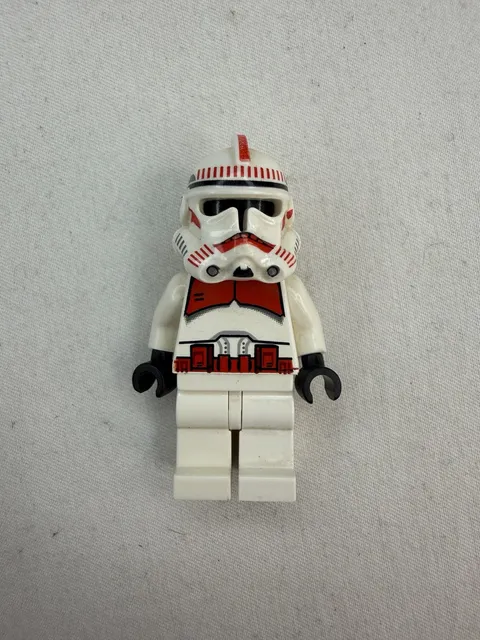 Shock Trooper Episode 3 7655 Red Clone Star Wars LEGO Minifigure Mini Figure