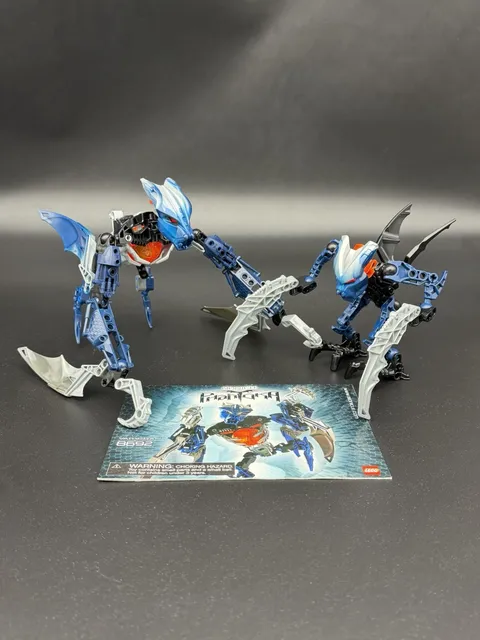 Lego Bionicle 8692 VAMPRAH & 8948 GAVLA Winged Phantoka Warriors Combination Set