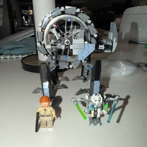 LEGO Star Wars General Grievous Wheel Bike  with minifigs