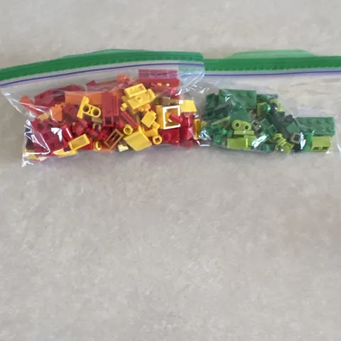 LEGO Bulk Lot Mixed Bricks Pieces Parts Multicolor Plastic Polybag