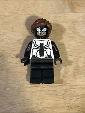 LEGO Marvel Spider Girl Anya Corazon Minifigure 76148 sh615 black white 