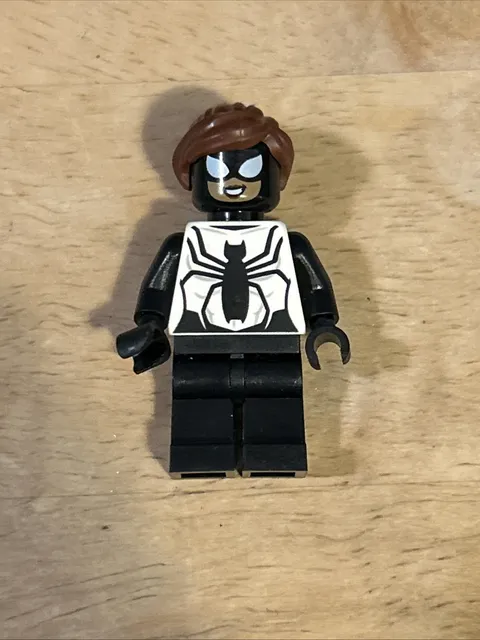 LEGO Marvel Spider Girl Anya Corazon Minifigure 76148 sh615 black white 