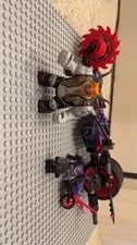 LEGO RARE Ninjago Killow + Ultra violet minifigures  + used killow bike