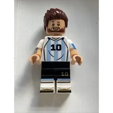 Lego Lionel Messi Minifigure #edi002 Brand New Argentina Set #43011 World Cup