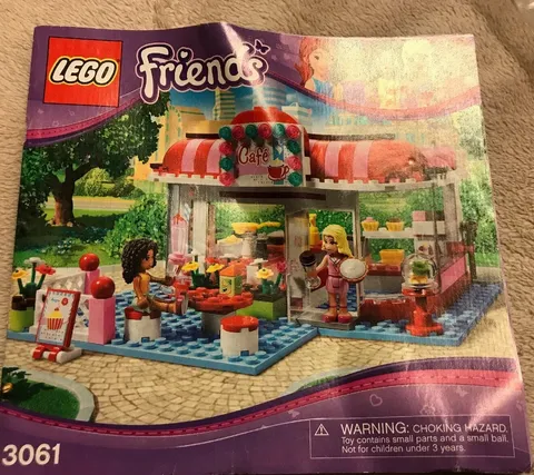 LEG0 Instructions ONLY NO Bricks Friends 3061