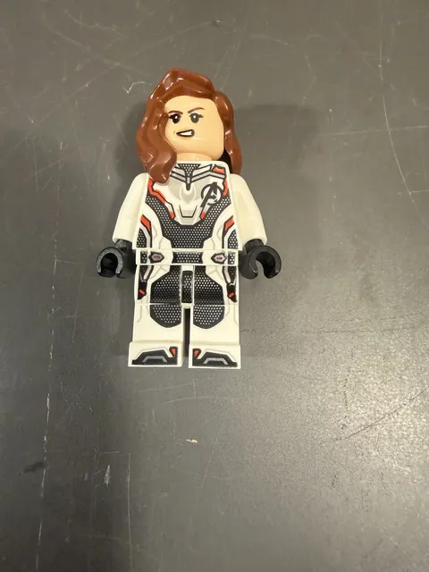 LEGO Marvel Super Heroes Black Widow Minifigure SH619 Avengers Endgame White