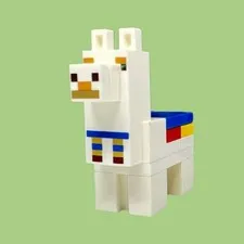 LEGO Minecraft White Llama Alpaca Farm Minifigure 2017 Retired