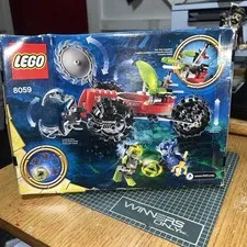 Lego 8059 Atlantis Seabed Scavenger Action Torpedos Minifig Sealed Box Damage