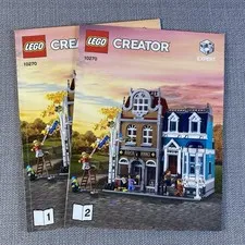 LEGO Creator Expert Bookshop 10270 Instruction Manual Set - Books 1 and 2