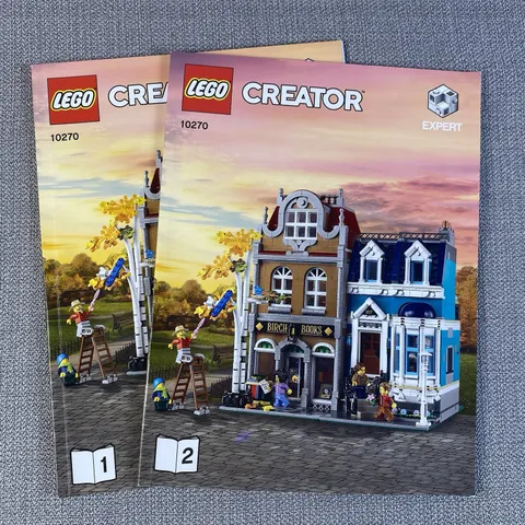 LEGO Creator Expert Bookshop 10270 Instruction Manual Set - Books 1 and 2