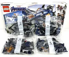 LEGO 76126 Avengers Ultimate Quinjet  Bags 2-5 FOR PARTS ONLY Replacement w/box