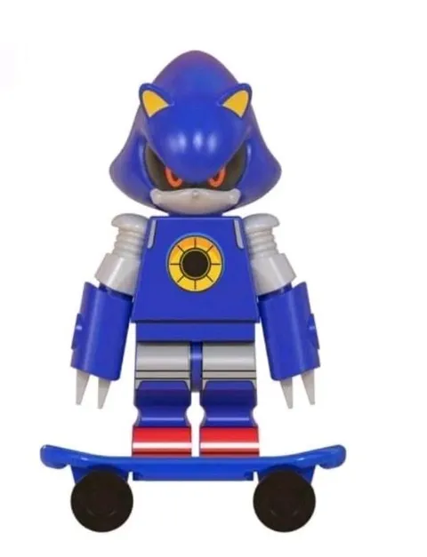 Sonic The Hedgehog  Game Metal Sonic  with skateboard  Genuine Custom Lego M33