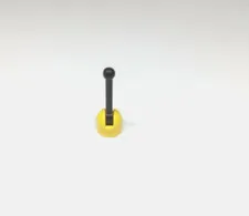 4 X LEGO Antenna Small Base with Lever (4592 / 4593)
