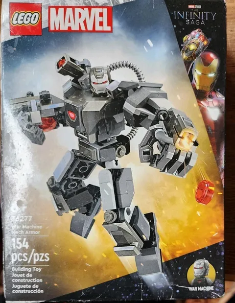 Lego Marvel War Machine Mech Armor #76227 NIB, Box is Damaged