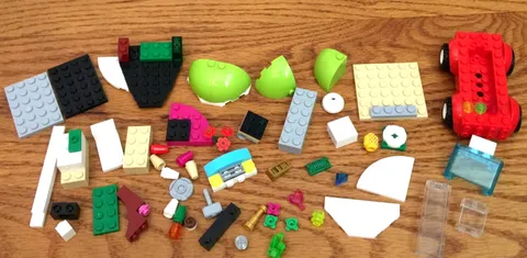 80PC LOT GENUINE LEGO CAR BLOCKS BRICKS PARTS 87637 6157 11650 303