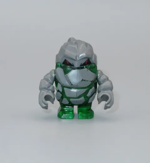 LEGO Boulderax Trans green Rock Monster Power Miners minifigure 8957