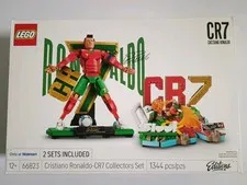 LEGO Editions Cristiano Ronaldo CR7 Collectors Set 66823 2 Sets 1344 pcs
