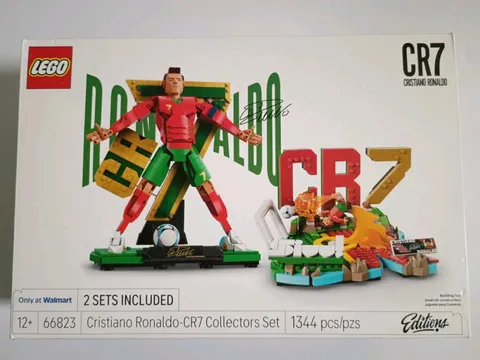 LEGO Editions Cristiano Ronaldo CR7 Collectors Set 66823 2 Sets 1344 pcs