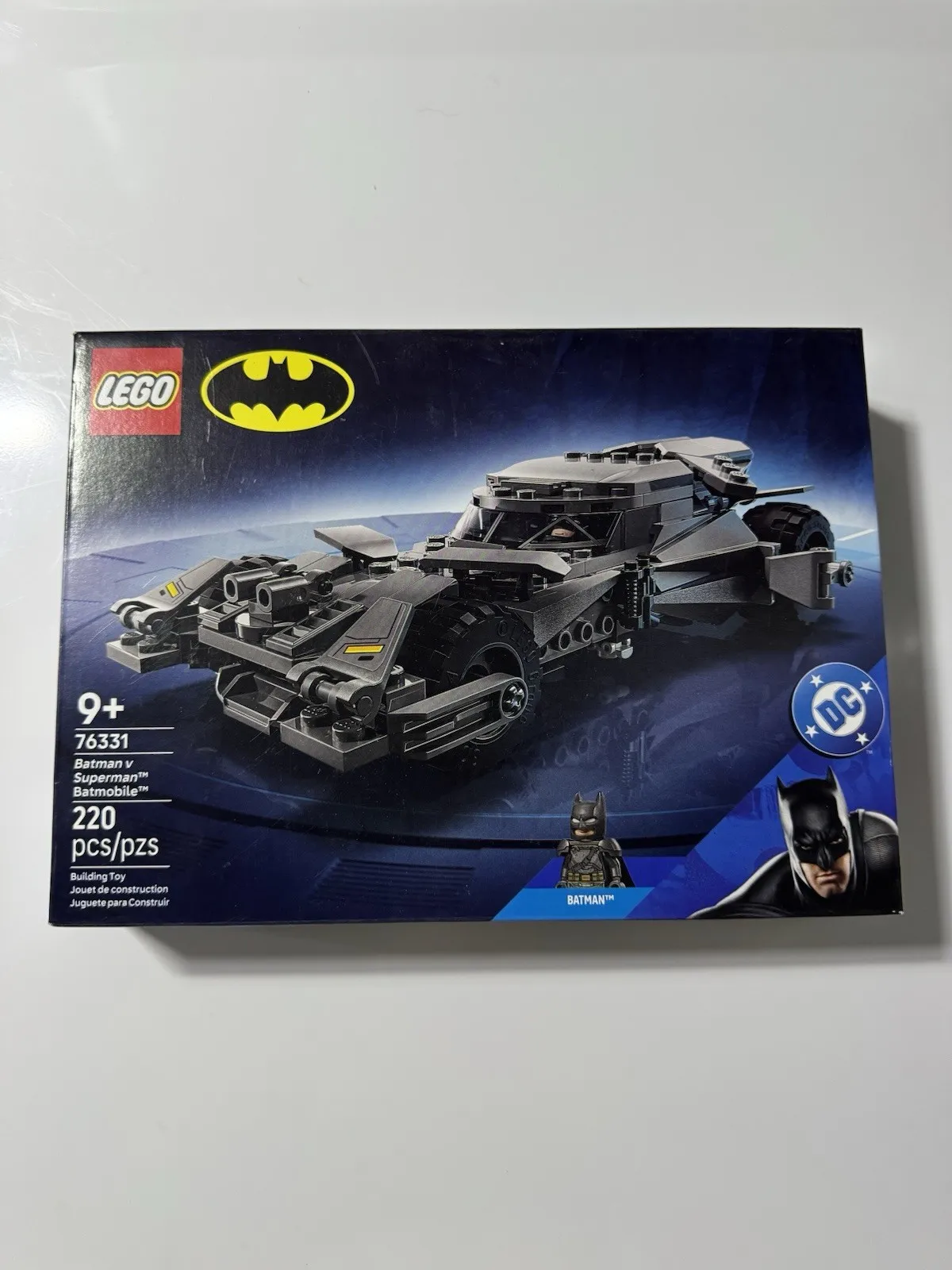LEGO DC BATMAN #76331 BATMAN V SUPERMAN BATMOBILE 220 PIECES NIB