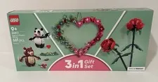 NEW• LEGO Valentine's Hearts & Flowers Gift Set (66817) 3 Sets in 1