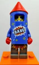 LEGO (71021) CMF Series 18 Firework Guy Minifigure col18-4 Complete New Rocket