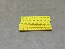 LEGO Parts - Yellow Plate 1 x 8 - No 3460 - QTY 5