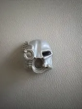 LEGO BIONICLE AKAKU NUVA KANOHI MASK PART #43855 PEARL LIGHT GRAY