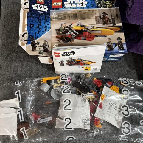 LEGO Cobb Vanth’s Speeder Star Wars 75437 Bricks Only** No Minifigures