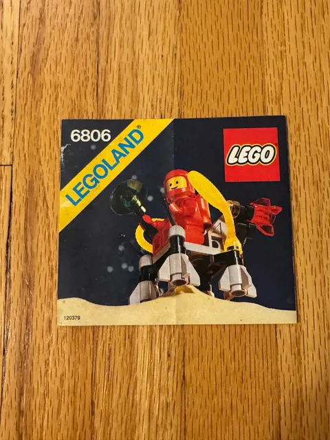 Lego Space Surface Hopper (6806) Instruction Booklet Only
