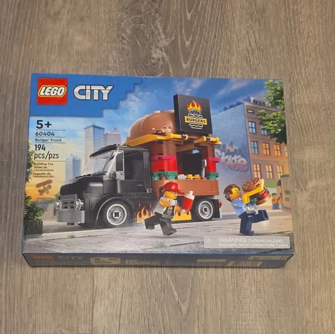 LEGO City 60404 Burger Truck 194 Pieces NEW Sealed 2024 Food Truck Set