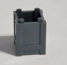 LEGO Box Crate 2x2x2 Dark Bluish Gray Part 61780