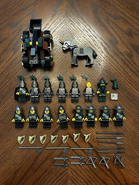 Lego Castle Kingdoms Dragon Knight Minifigure Lot W/Accessories