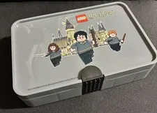 LEGO Harry Potter Gray Compartment Box with 8 Compartments Portable