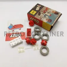 LEGO Vintage Set 400 400-1- Small Wheels with Axles - 1963 KG With Box