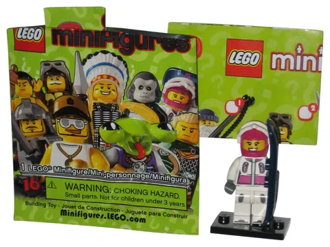 LEGO Series 3 Snowboarder Girl (2011) MiniFigure Toy Figure